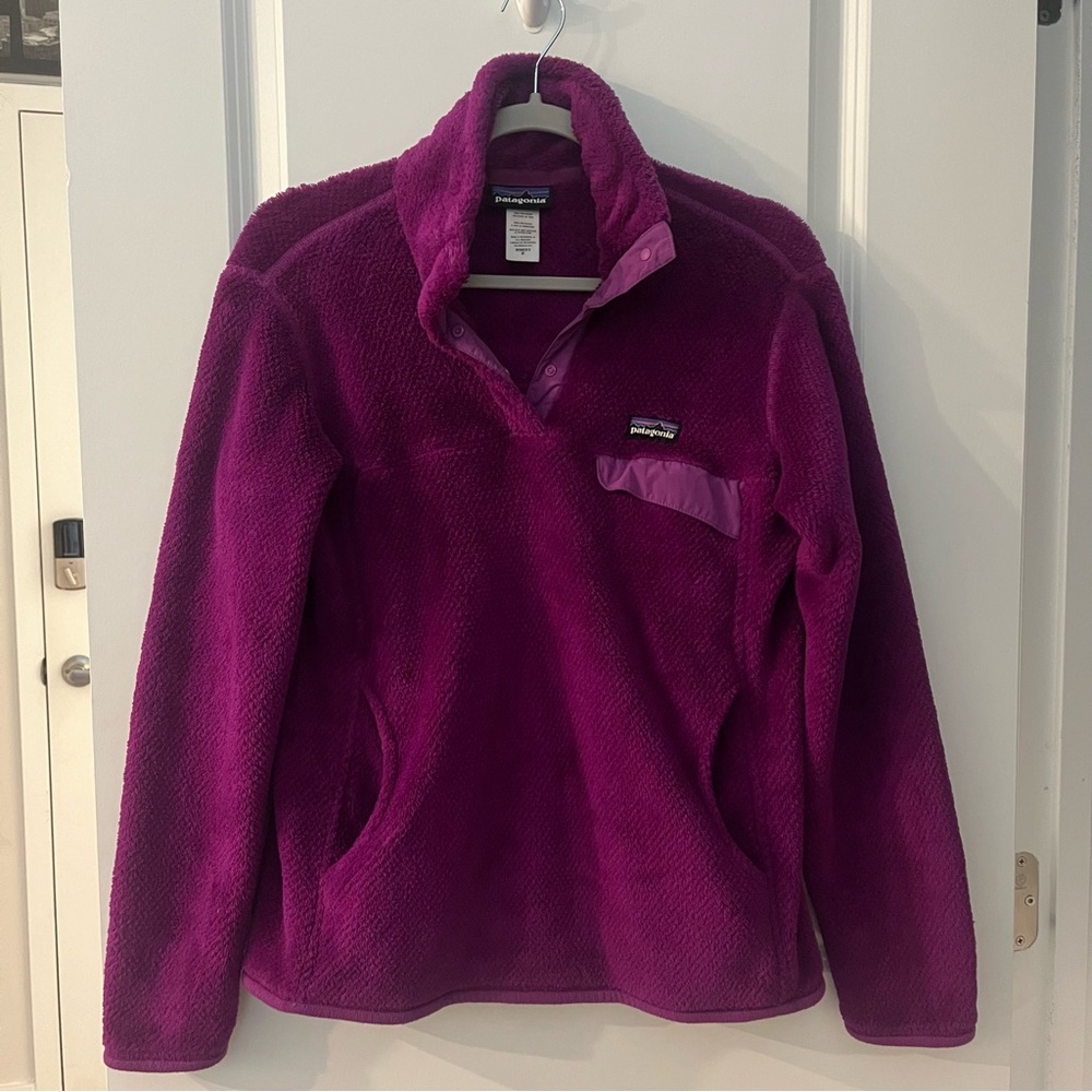 Patagonia Re-Tool Half-Snap Pullover in Purple!